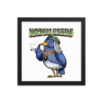 Katsu Seeds Logo Framed poster
